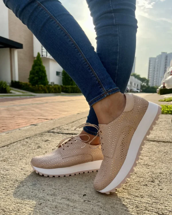 Tenis en cuero