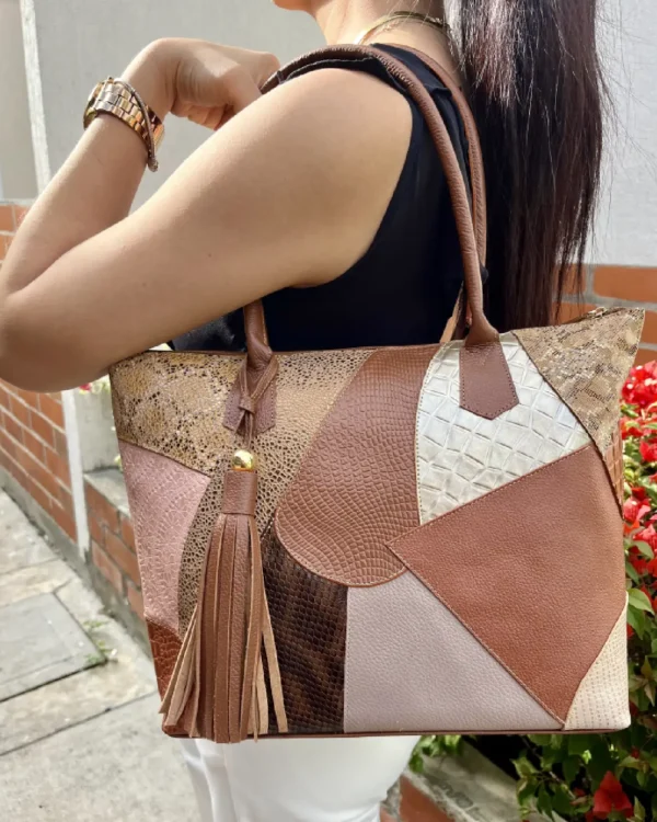 Cartera en cuero