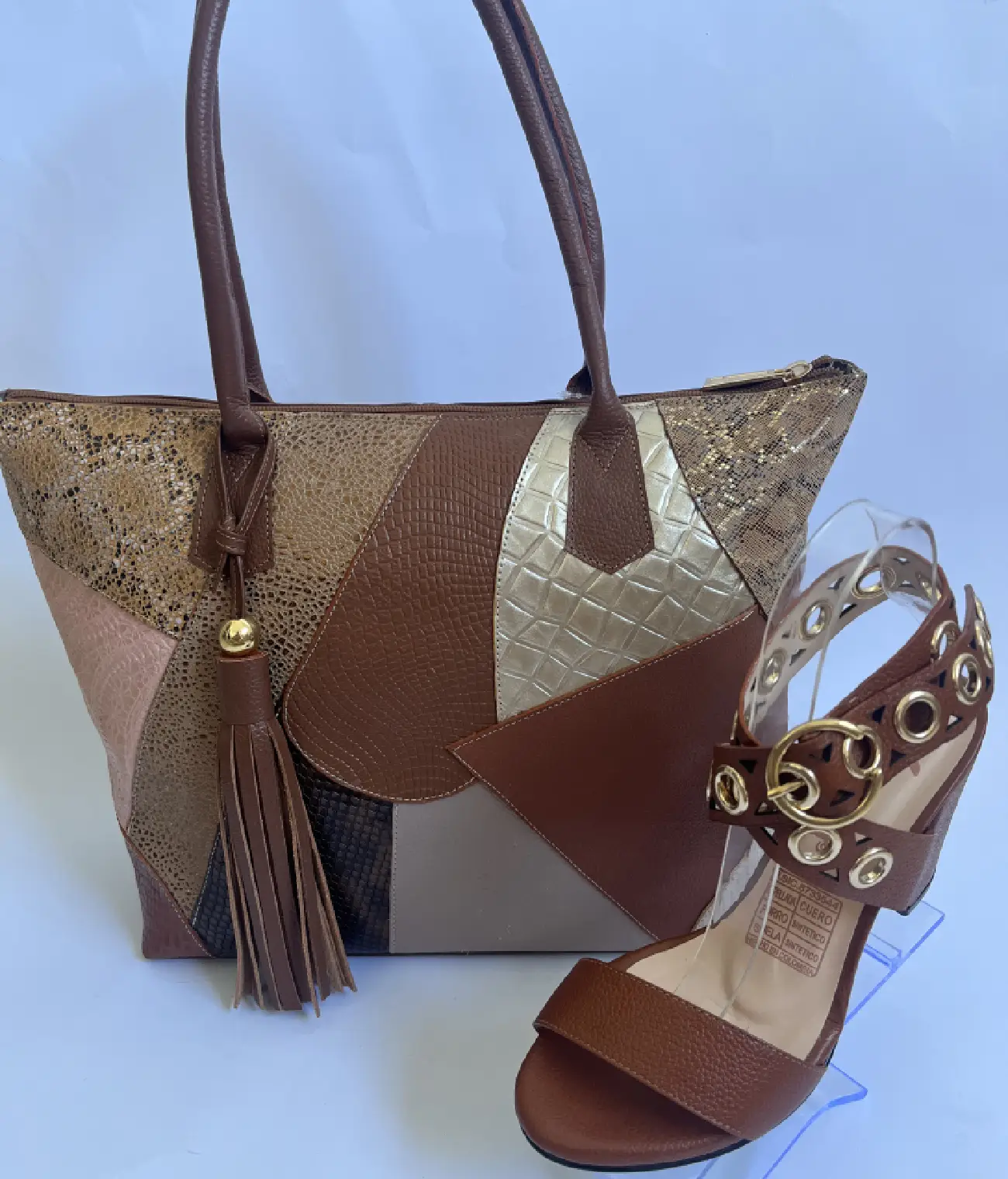 Cartera en cuero