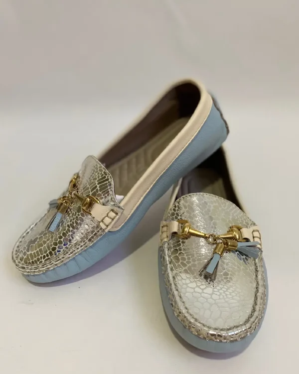 Mocasín baby blue